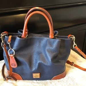 Navy Dooney & Bourke Satchel